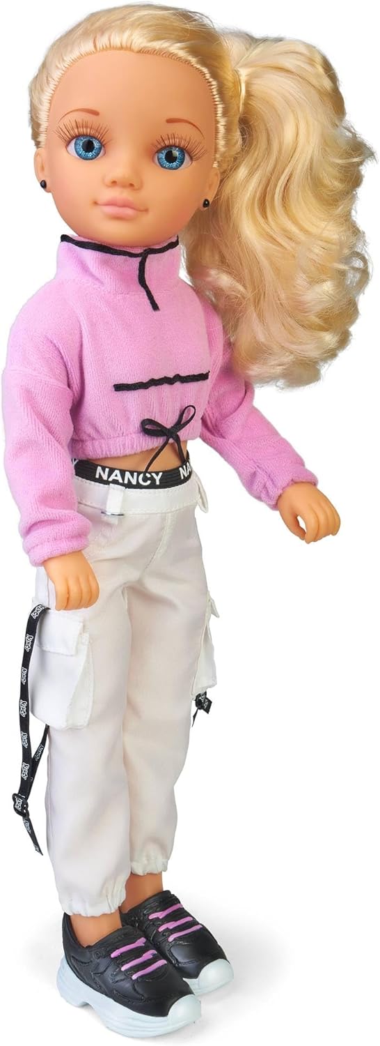 NANCY - Ein Tag Roller, Puppe mit Rollern, hat Lichter auf Räder, sehr kühle Kleidung und Accessoire