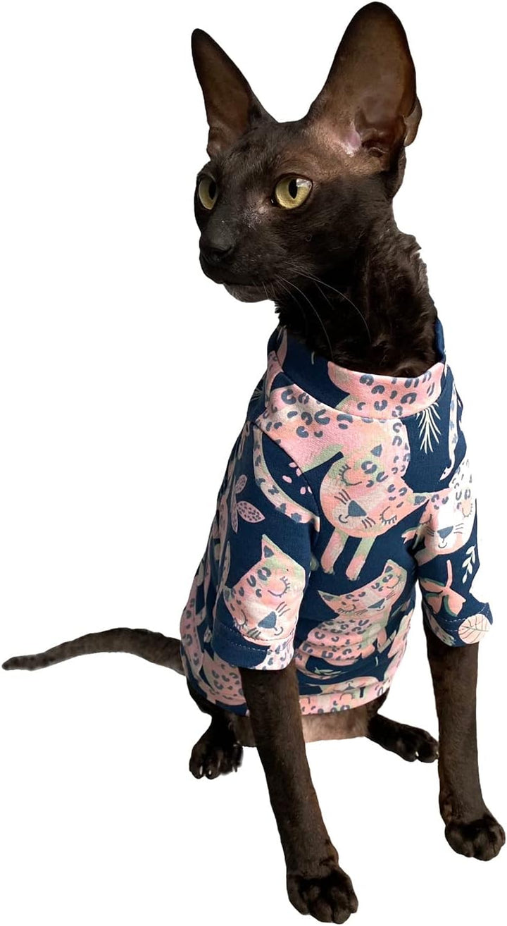 Kotomoda Katzen T-Shirt Maxi Storm Cat fьr Sphynx und Nackte Katzen (L), L