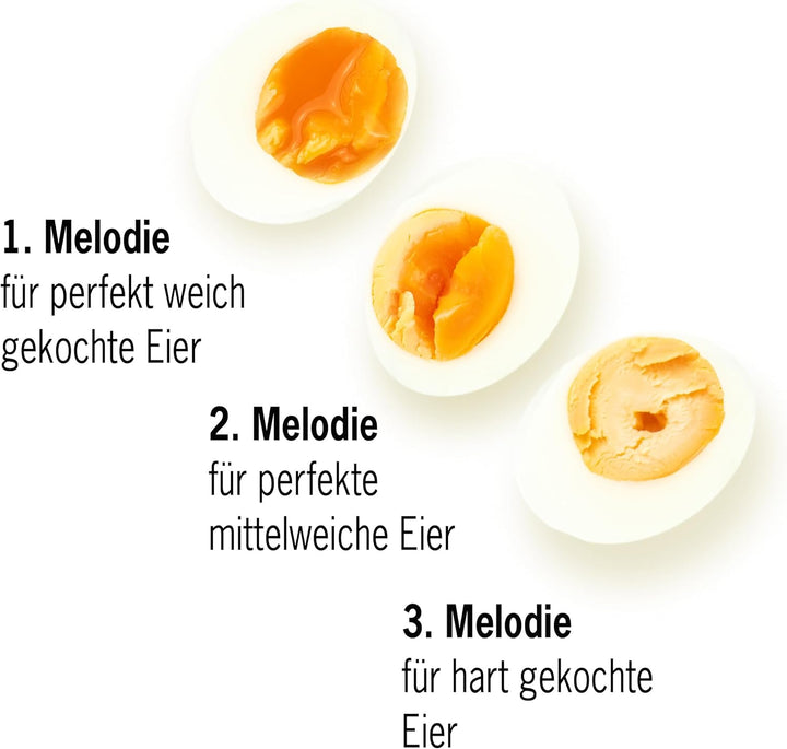 Space PiepEi - Singende Eieruhr zum Mitkochen - Eierkocher für 3 Härtegrade - Weltall Geschenk - Lus