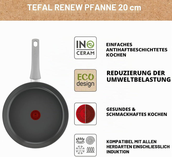 Tefal Renew On Bratpfanne 20 cm, Bratpfanne 20 cm