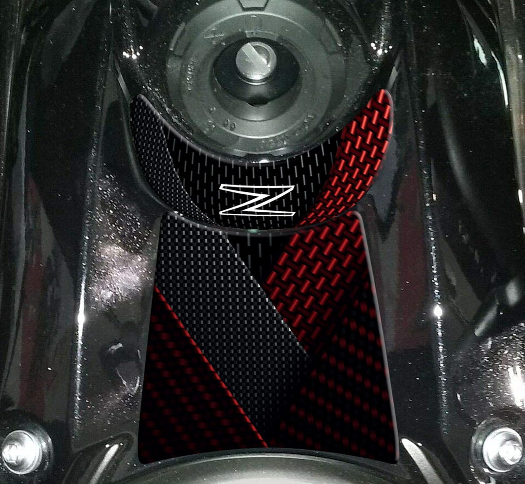 Paraserbatoio.it Aufkleber aus Harz, 3D-Effekt, kompatibel mit Kawasaki Z650 (Metallic Spark Black -
