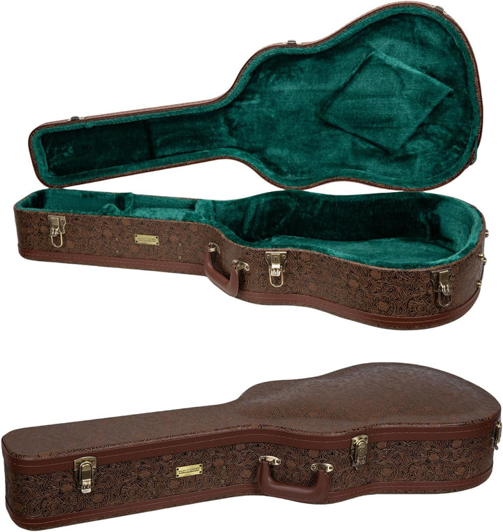 Crossrock Designer Serie – Universelles Holzetui für Gibson Acoustic J45 und Martin Dreadnought Gita