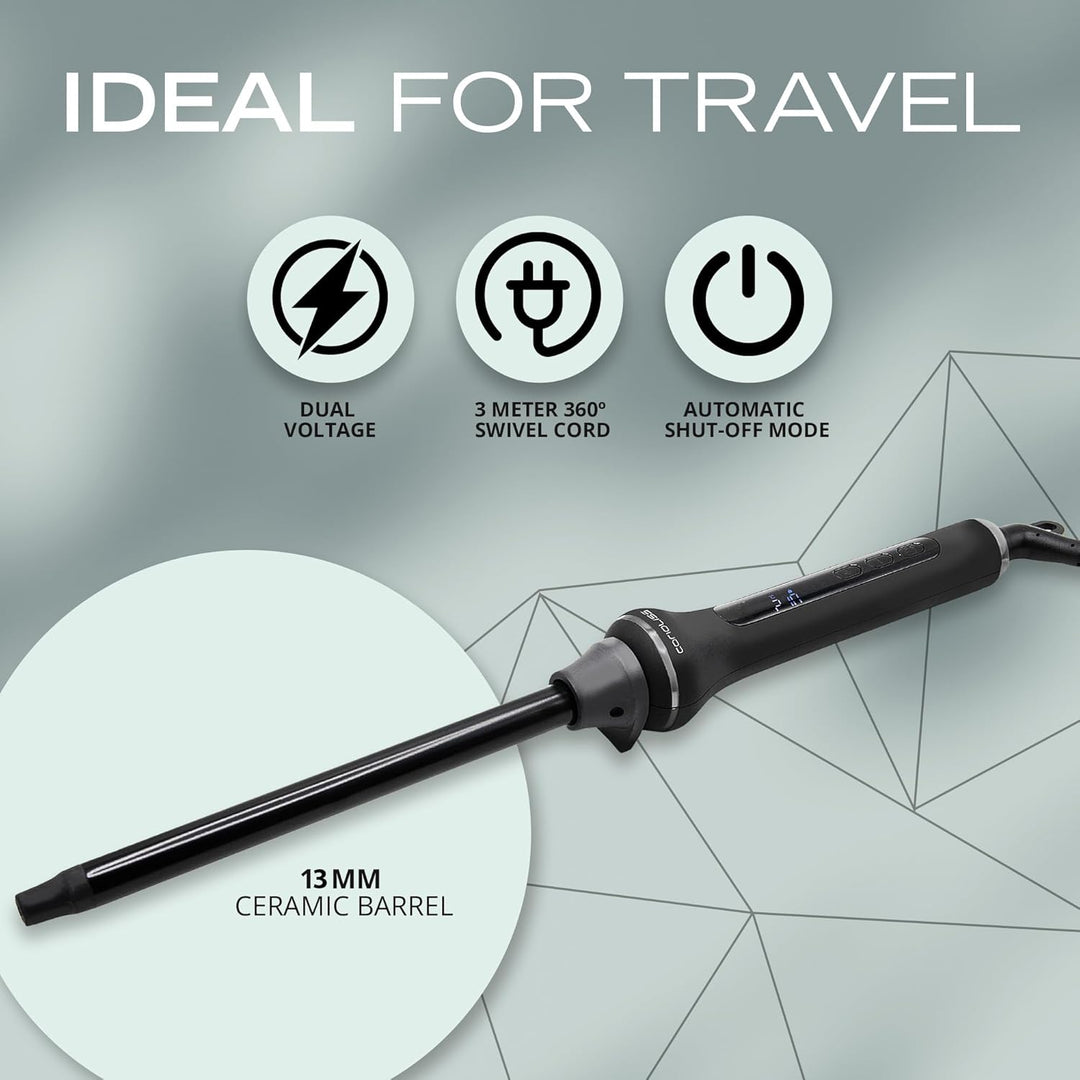 Corioliss Style Stick Digital Lockenstab Schwarz Soft Touch