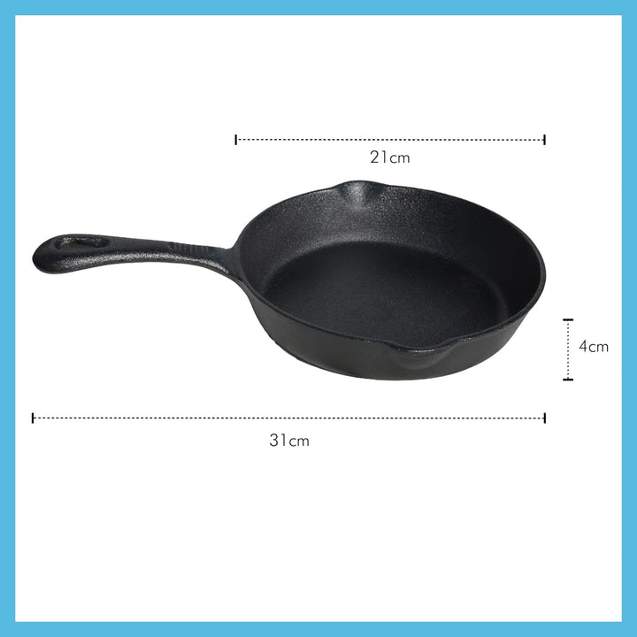 8-Zoll-Gusseisen Ofen sicher Tarte Tatin Schwenk- / Pfanne