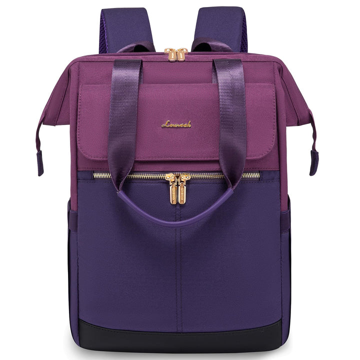 LOVEVOOK Damen Rucksack Modern, Laptop Schulrucksack Wasserdicht, Schultasche Teenager Backpack Wome