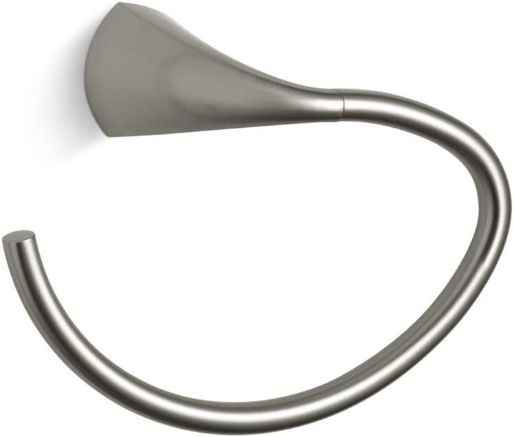 Handtuchring von Kohler, Badhandtuchring, Kollektion Alteo, gebürstetes Nickel, K-37057-BN, Gebürste