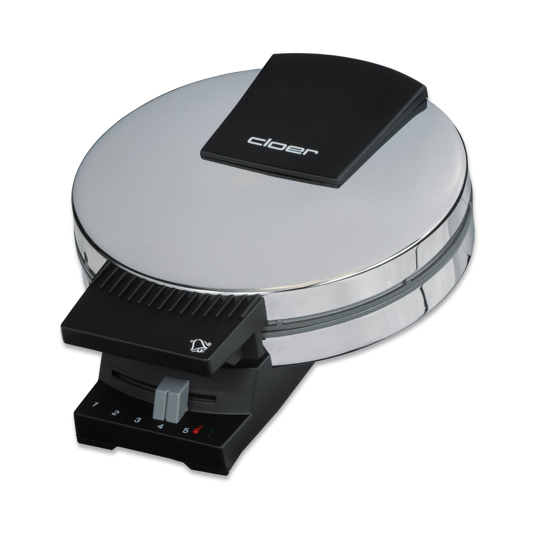 Cloer 285 Hörncheneisen für hauchdünne, knusprige Hörnchen / 800 W/Backfläche 15 cm Durchmesser/schw