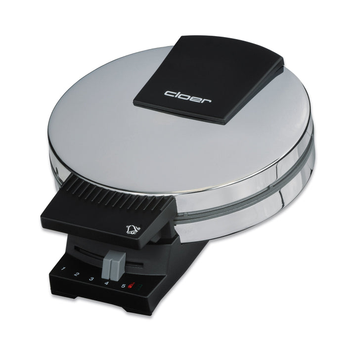 Cloer 285 Hörncheneisen für hauchdünne, knusprige Hörnchen / 800 W/Backfläche 15 cm Durchmesser/schw