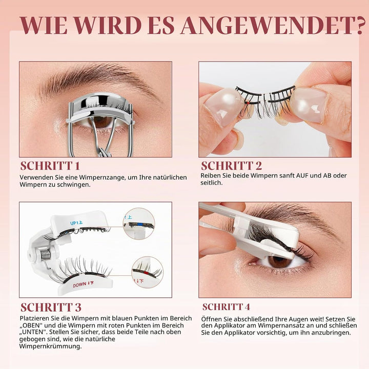 Higu clace Weiches Magnetische-Wimpern, Magnet-Wimpern Ohne Eyeliner | Magnetische Wimpern Natural L