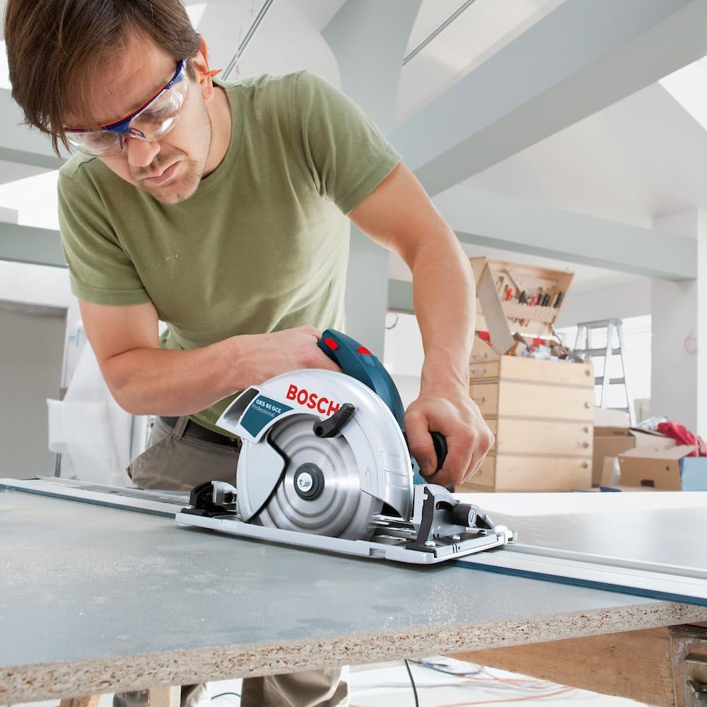 Bosch Professional Führungsschiene FSN 1100 (1,10 m Länge, kompatibel mit Bosch Professional GKS Kre