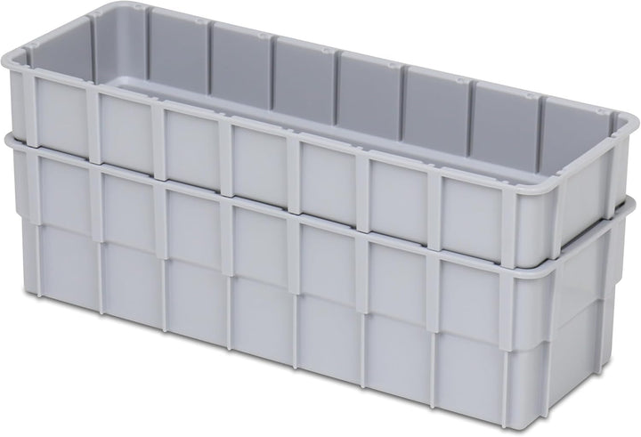 1a-TopStore Einsatzkasten Einteilungs-Set für Eurobehälter, Schubladen mit Innenmass 362x262 mm (LxB