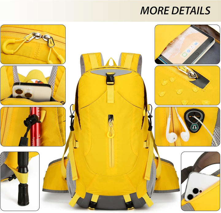AONETIGER 30L Wanderrucksack Herren Damen Leicht Trekkingrucksack Wasserdicht Reiserucksack mit Rege