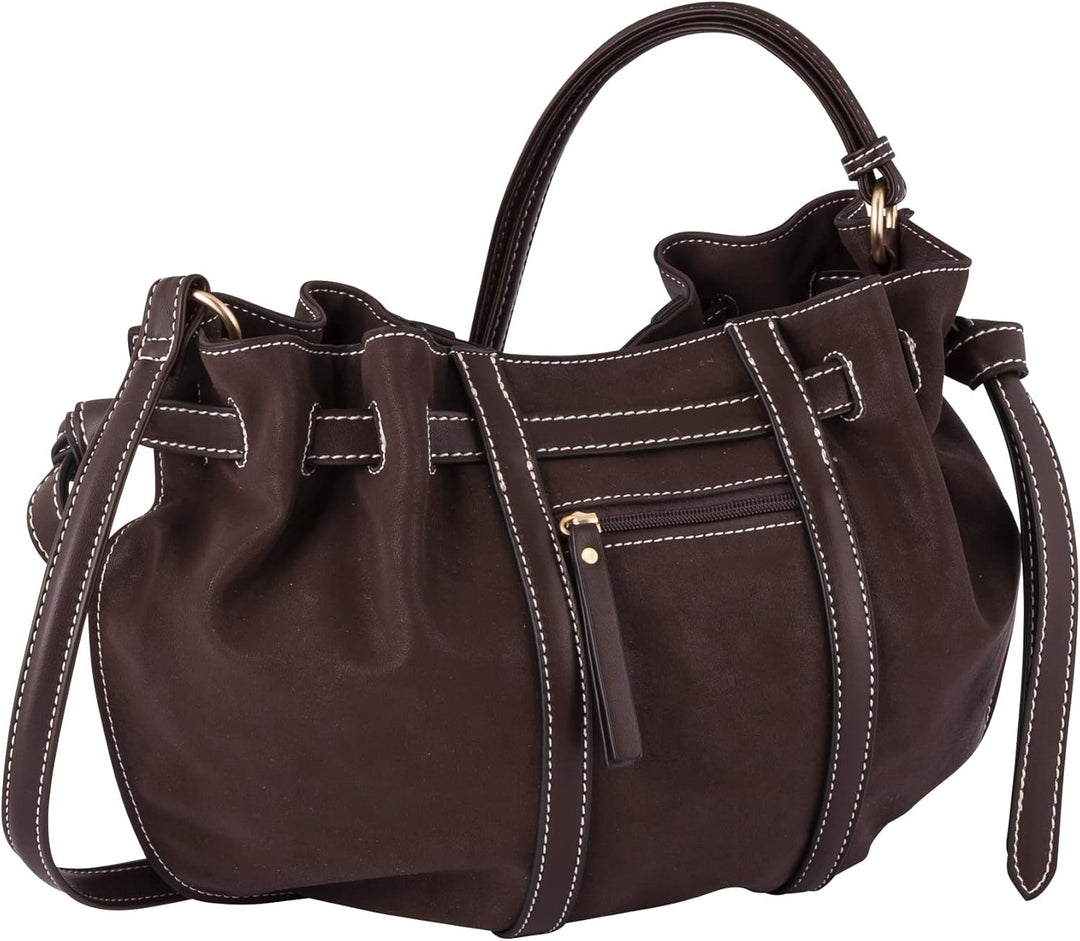 Gabor , Carina , Damen , Umhängetasche Dark Brown, Dark Brown