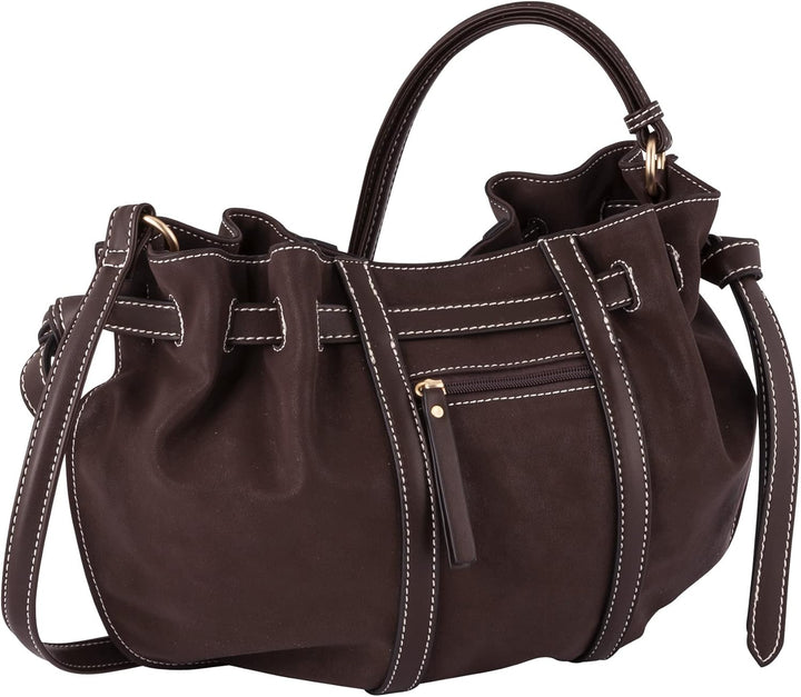 Gabor , Carina , Damen , Umhängetasche Dark Brown, Dark Brown