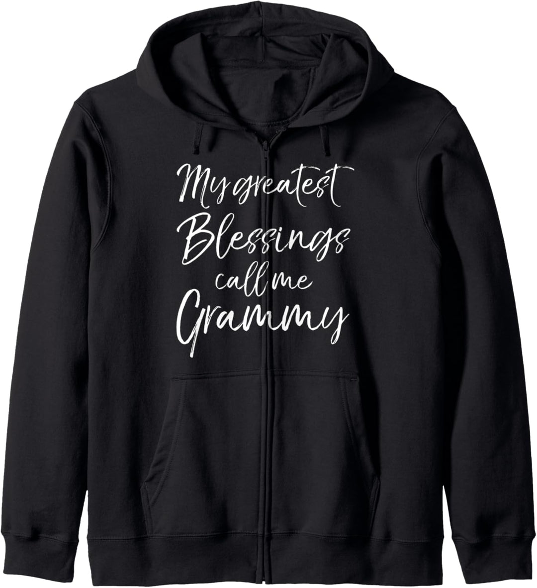 Christian Grandma Gift My Greatest Blessings Call Me Grammy Kapuzenjacke
