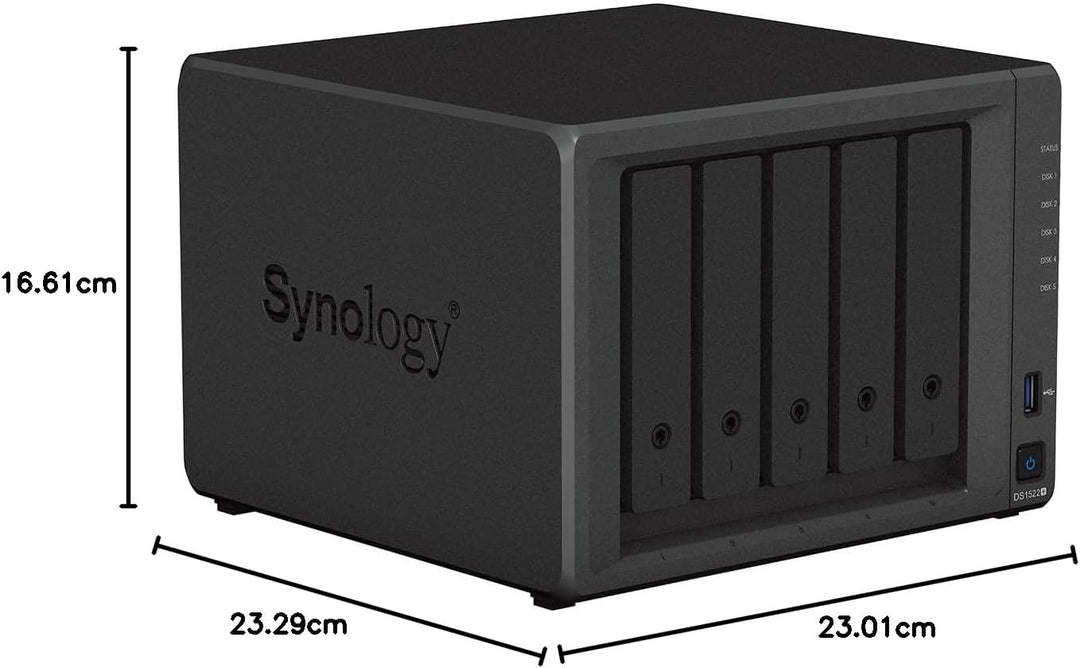 Synology 5-Bay DiskStation DS1522+ (Diskless) 5-bay; 8GB DDR4 DS1522+ DiskStation, 5-bay; 8GB DDR4 D