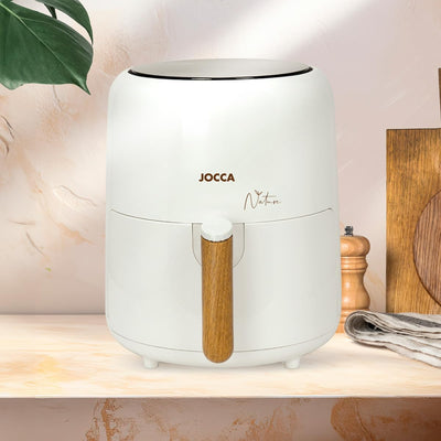 JOCCA - Heissluftfritteuse 3,8L| Ölfreie Fritteuse 1450W| Heissluftfritteuse| Luftfritteuse| Air Fry