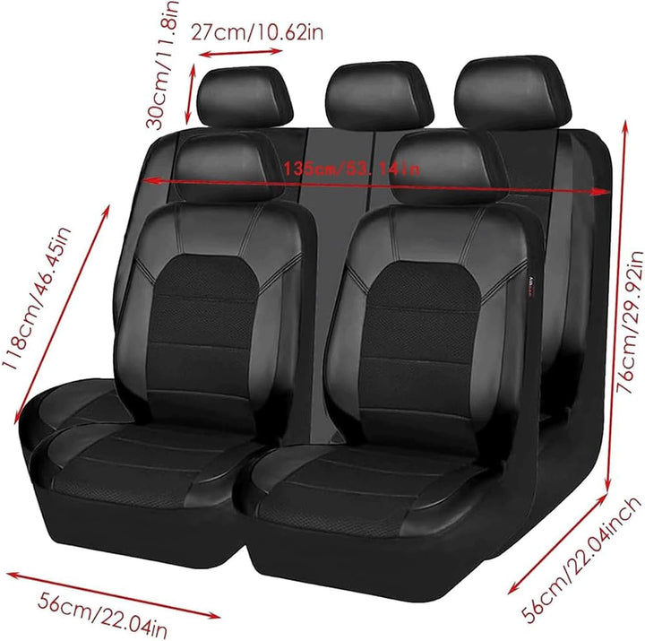 Autositzbezüge Für Dacia Duster 2000-2014 2015 2016 2017 2018 2019 2020 2021 2022 2023 2024，Leder Au