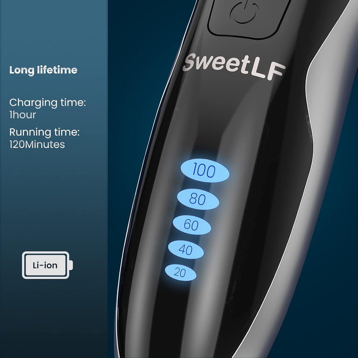 SweetLF Rasierer Herren Elektrisch Rasierapparat mit Präzisionstrimmer Bartschneider Nass- & Trocken