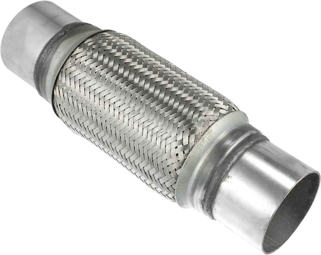 X AUTOHAUX Auto Flexrohr Auspuff mit Schweiss Verlängerungsrohr 75 mm x 300 mm, 75 mm x 300 mm