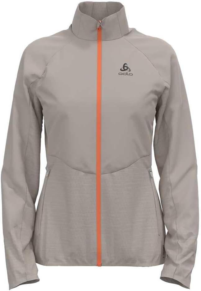 Odlo Damen Run Easy Warm Hybrid_313911 ESSENTIAL INSULATOR HYBRID M silver cloud - live wire, M silv
