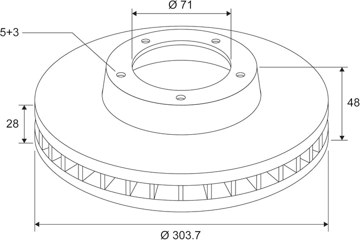 VALEO 197133 Bremsscheibe (Paar)