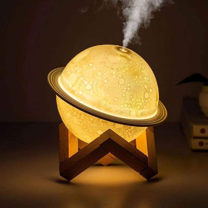 Marhynchus LED Moon Lampe Luftbefeuchter 3d Mondlicht Luftbefeuchter 2 in 1 Aromatherapie Diffusor m