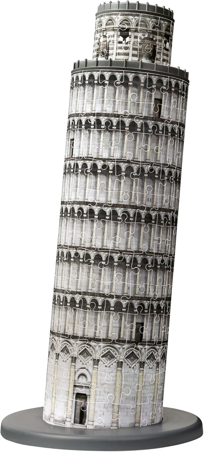 Ravensburger 12557 - Schiefer Turm-Pisa - 216 Teile 3D Puzzle-Bauwerke