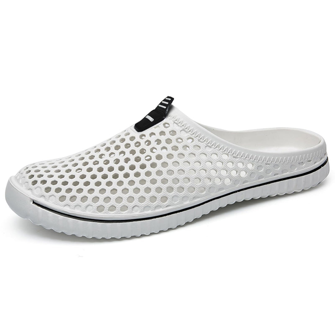 SAGUARO Clogs Pantoletten Herren Damen Sommer Atmungsaktiv Hausschuhe Gartenschuh Beach Slipper Gr.3