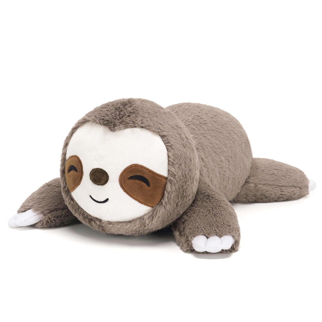SQEQE Gewichtetes Faultier Kuscheltier, Weiches Faultier Plüschtier Kuscheltierkissen mit Gewicht, C