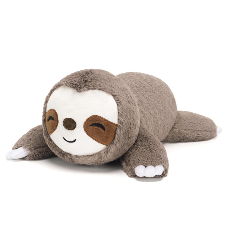 SQEQE Gewichtetes Faultier Kuscheltier, Weiches Faultier Plüschtier Kuscheltierkissen mit Gewicht, C