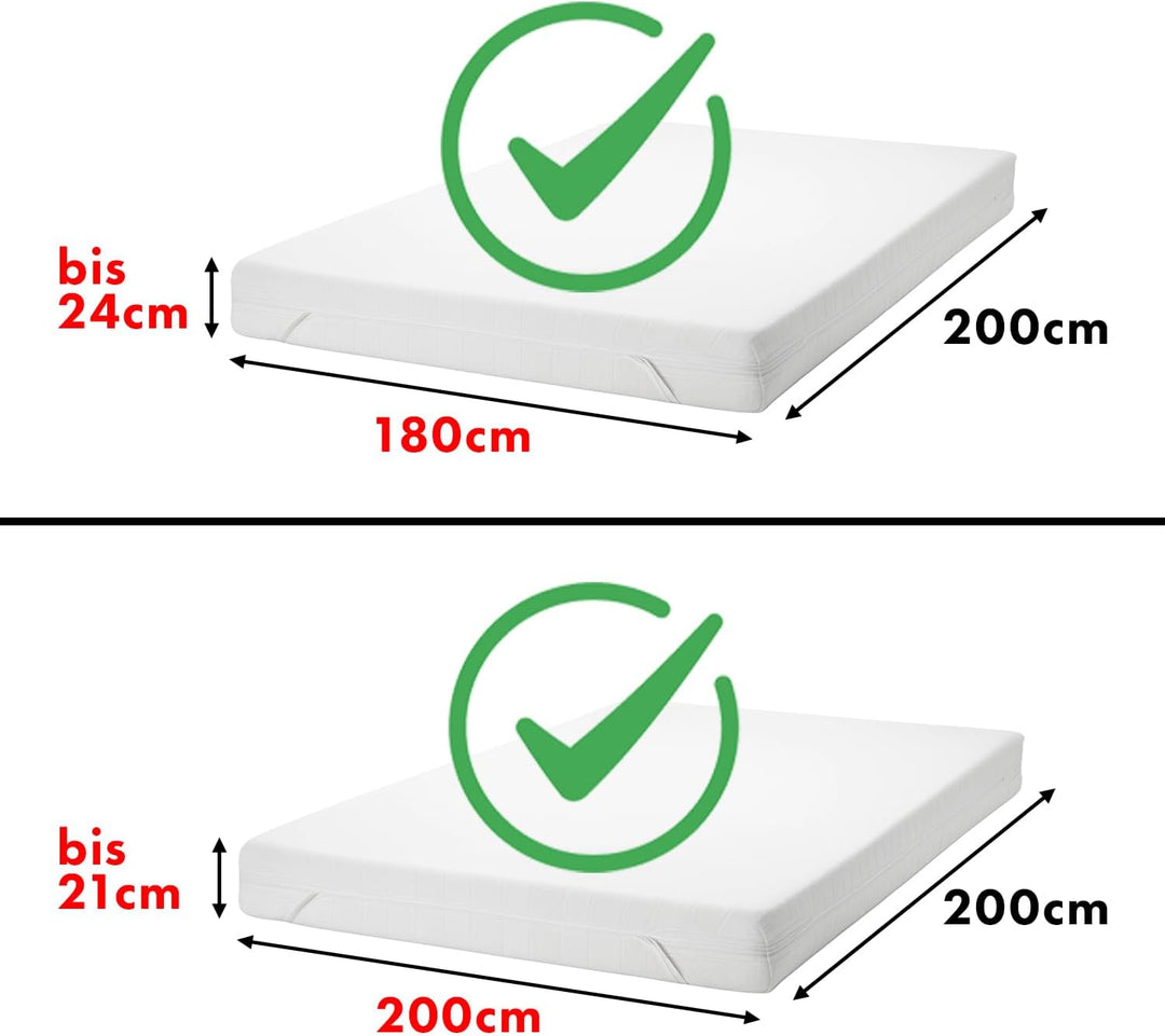 Jacobson Jersey Spannbettlaken Spannbetttuch Baumwolle Bettlaken (180x200-200x200 cm, Anthrazit) 180