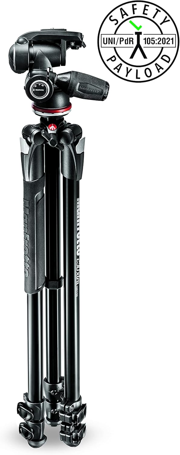 Manfrotto MK290XTA3-3W Digitale Film/Kameras 3Bein(e) Schwarz Stativ - Stative (70,7 cm, 2,52 kg, 14
