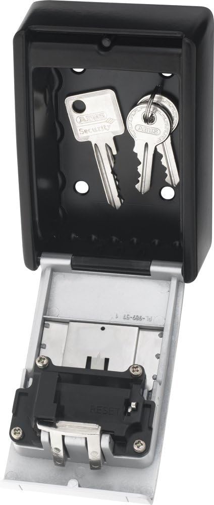 ABUS KeyGarage™ 797 - Schlüsselbox mit Bügel zur Befestigung - Schwarz-Silber & KeyGarage™ 787 - Sch