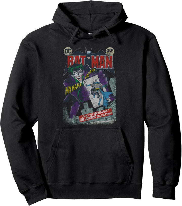 Batman #251 Distressed Laughing Joker Pullover Hoodie