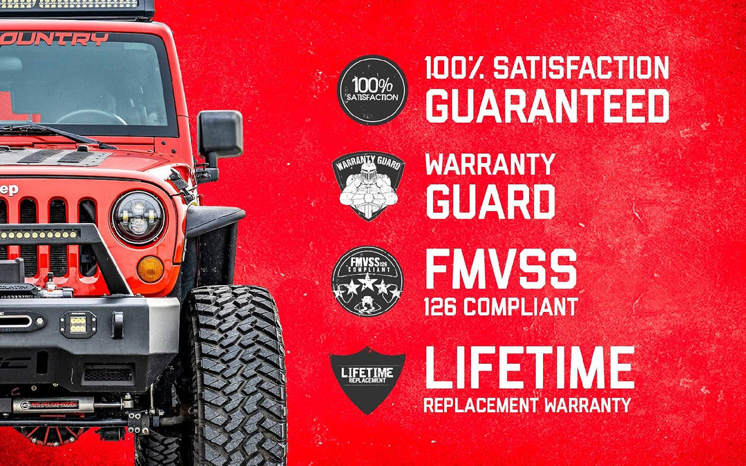 Rough Country Seilwinde Montageplatte für 2014-2022 Polaris RZR XP 1000-93042, schwarz