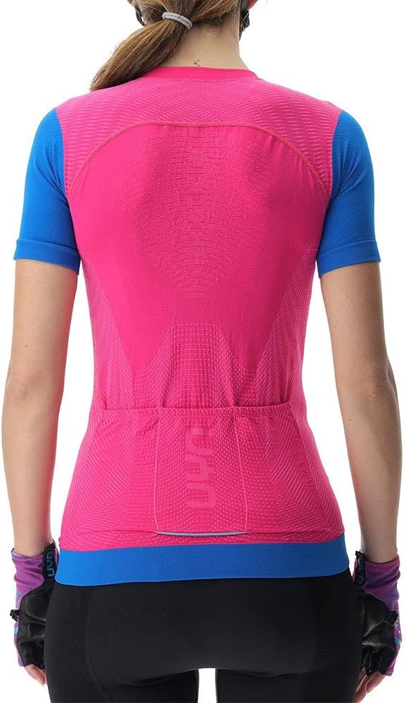 UYN Damen T-shirt-o102291 T-Shirt S Magenta/Cyan, S Magenta/Cyan
