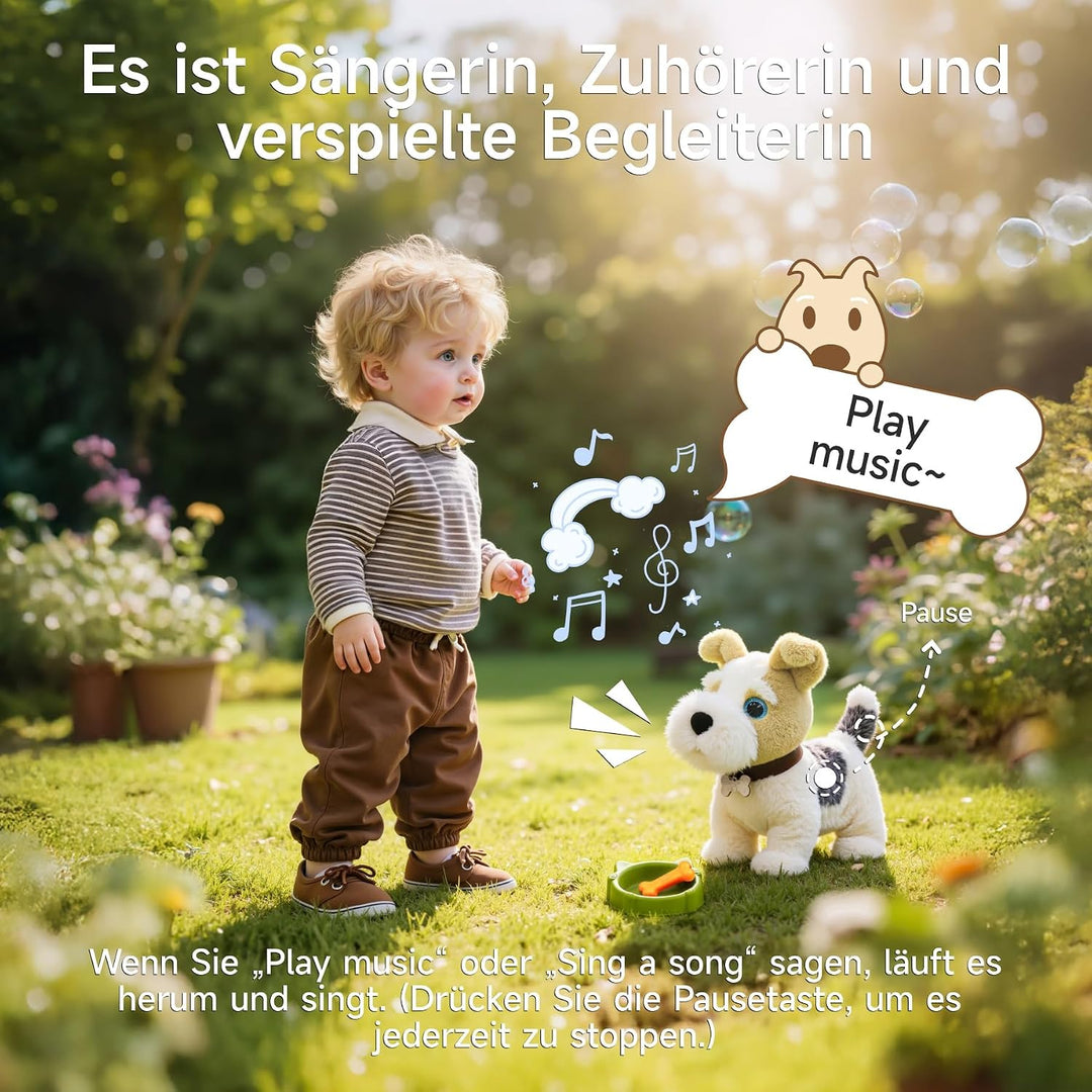 OR OR TU Hund Spielzeug Kinder, Sprachgesteuerte Plüsch Spielzeug Hunde, Elektronische Haustiere, di