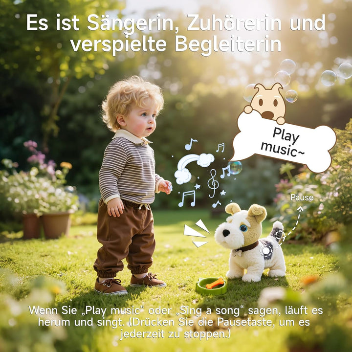 OR OR TU Hund Spielzeug Kinder, Sprachgesteuerte Plüsch Spielzeug Hunde, Elektronische Haustiere, di