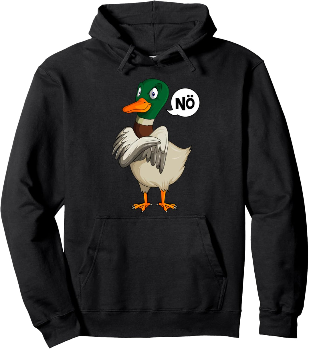 Enten Nö Ente Kinder Pullover Hoodie