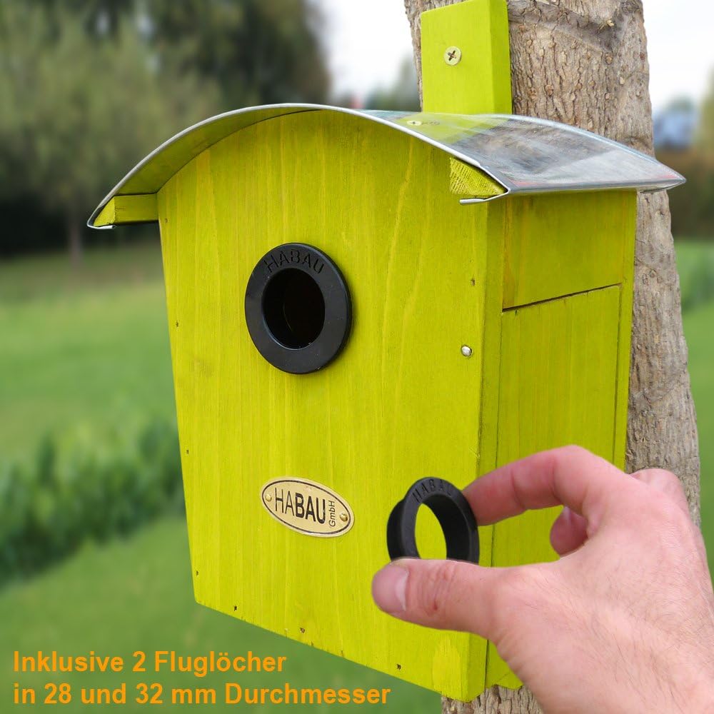 Habau 2962 Nistkasten Runddach, grün