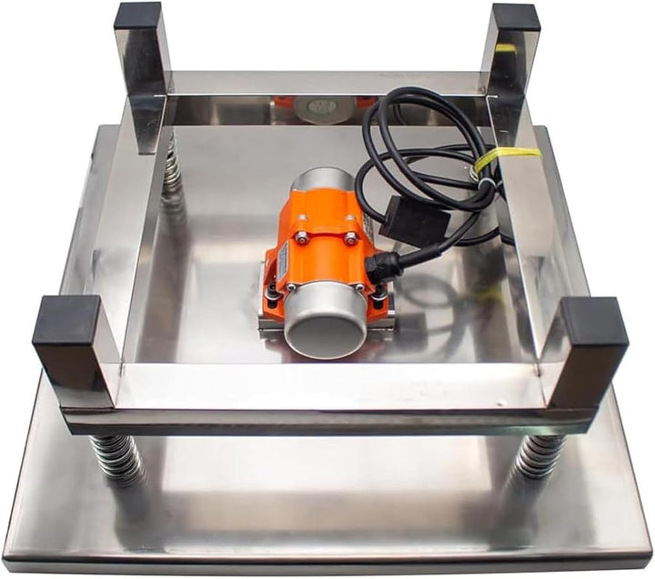 Beton-Rütteltisch – Kleiner Rüttelschüttler für Tests – Mini-Vibrationsplattform aus Edelstahl – Prü