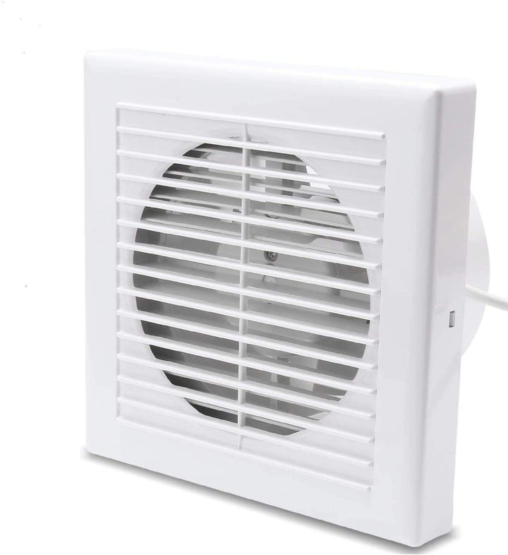 Badlüfter 150mm, Badezimmerlüfter Lüfter für Effiziente Belüftung Leiser Betrieb Abluftventilator Ve