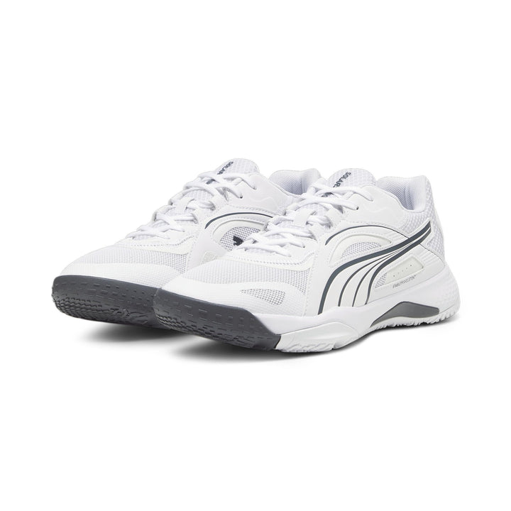 PUMA Unisex Solarstrike Ii Hallenturnschuh 46 EU Puma White Shadow Gray, 46 EU Puma White Shadow Gra