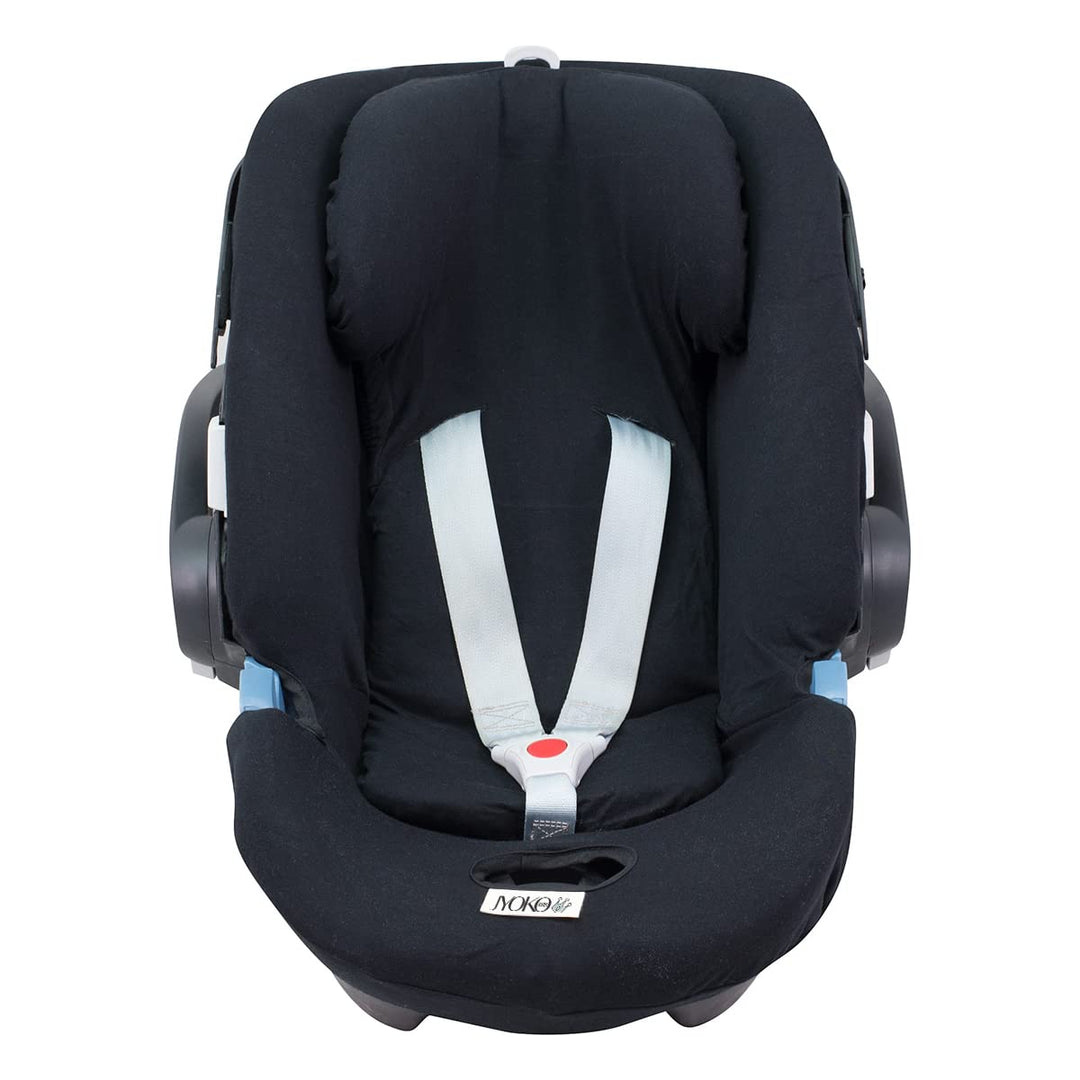 JYOKO KIDS Bezug für Autositz kompatibel mit Cybex Aton Cloud- Q-M-2-4-5, aus Baumwolle (Aton 5, Bla