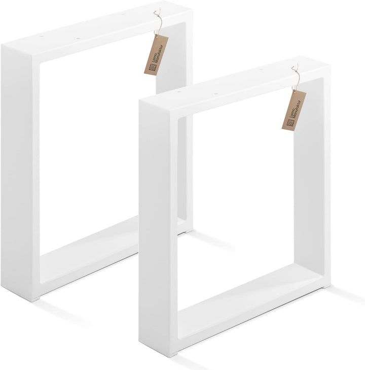 LAMO Manufaktur Tischbeine für Sitzbank, Couchtisch, Beistelltisch, Simple Medium, Vierkantprofil 60
