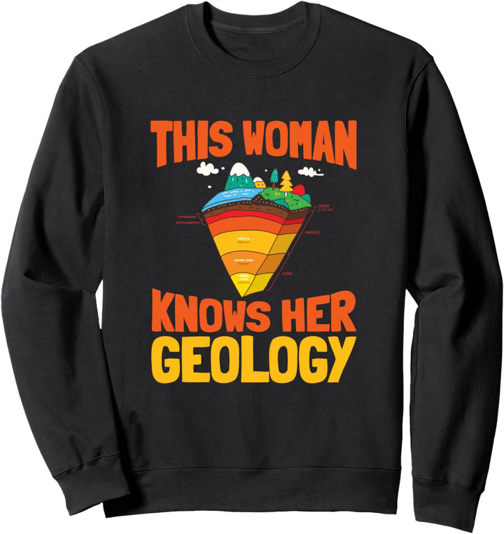 Geowissenschaftler Steine Geologe- Geologie Sweatshirt