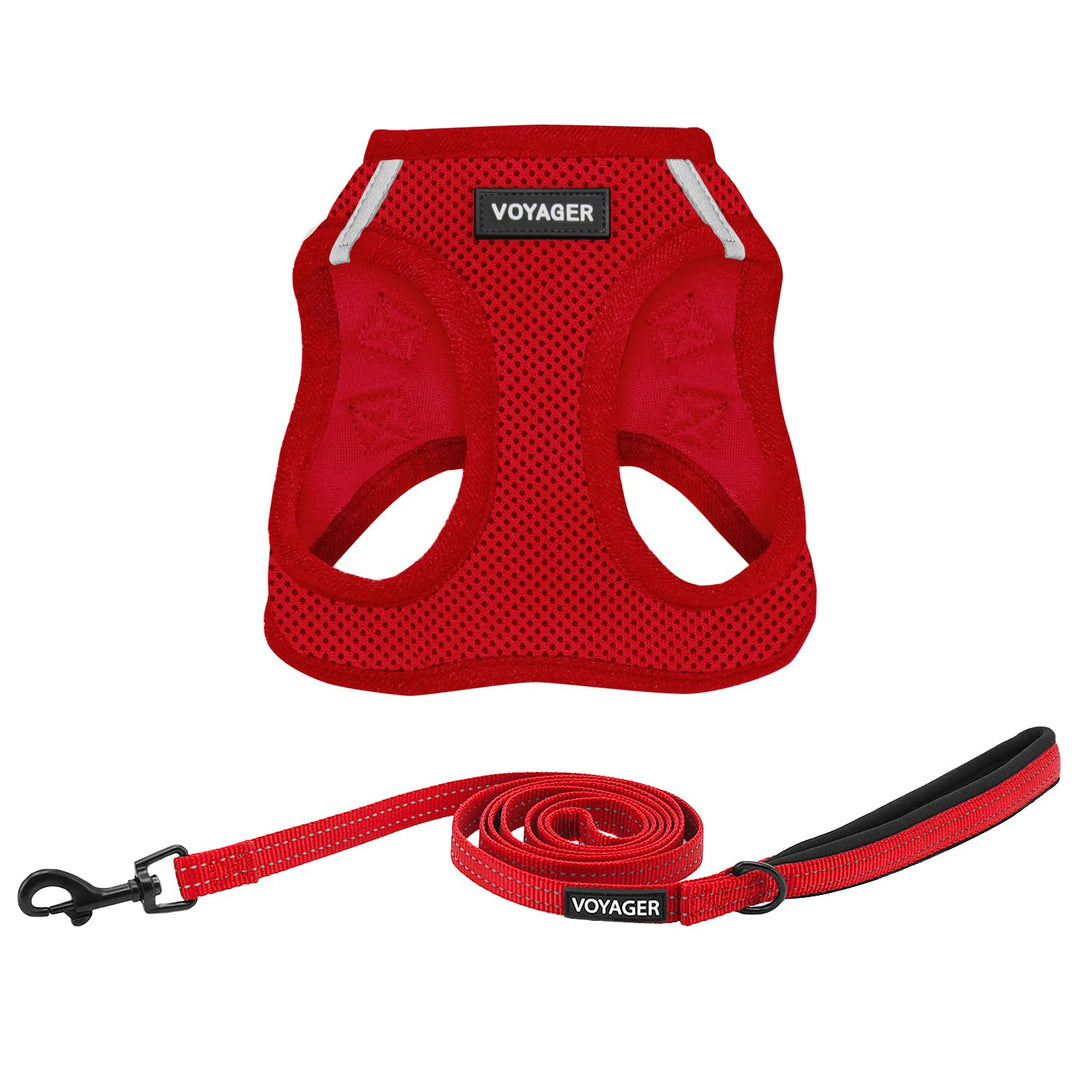 Best Pet Supplies Voyager Step-in Air, Allwetter-Mesh-Geschirr und reflektierendes Hundegeschirr, 1,