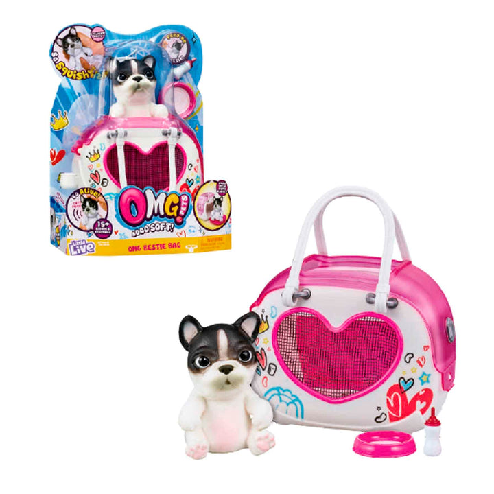 Little Live Interaktives Haustier mit Einer Tasche/Hundehalter, für Jungen und Mädchen ab 5 Jahren,