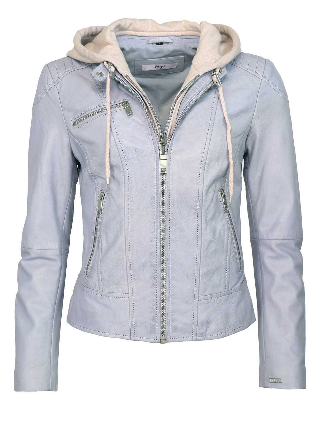 Maze Damen Lederjacke Mico Baby Blue XXL